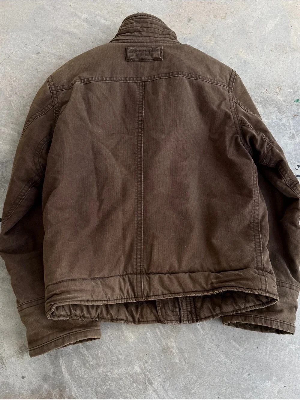 2000s Grunge Fur Abercrombie & Fitch Japanese Adirondack Jacket